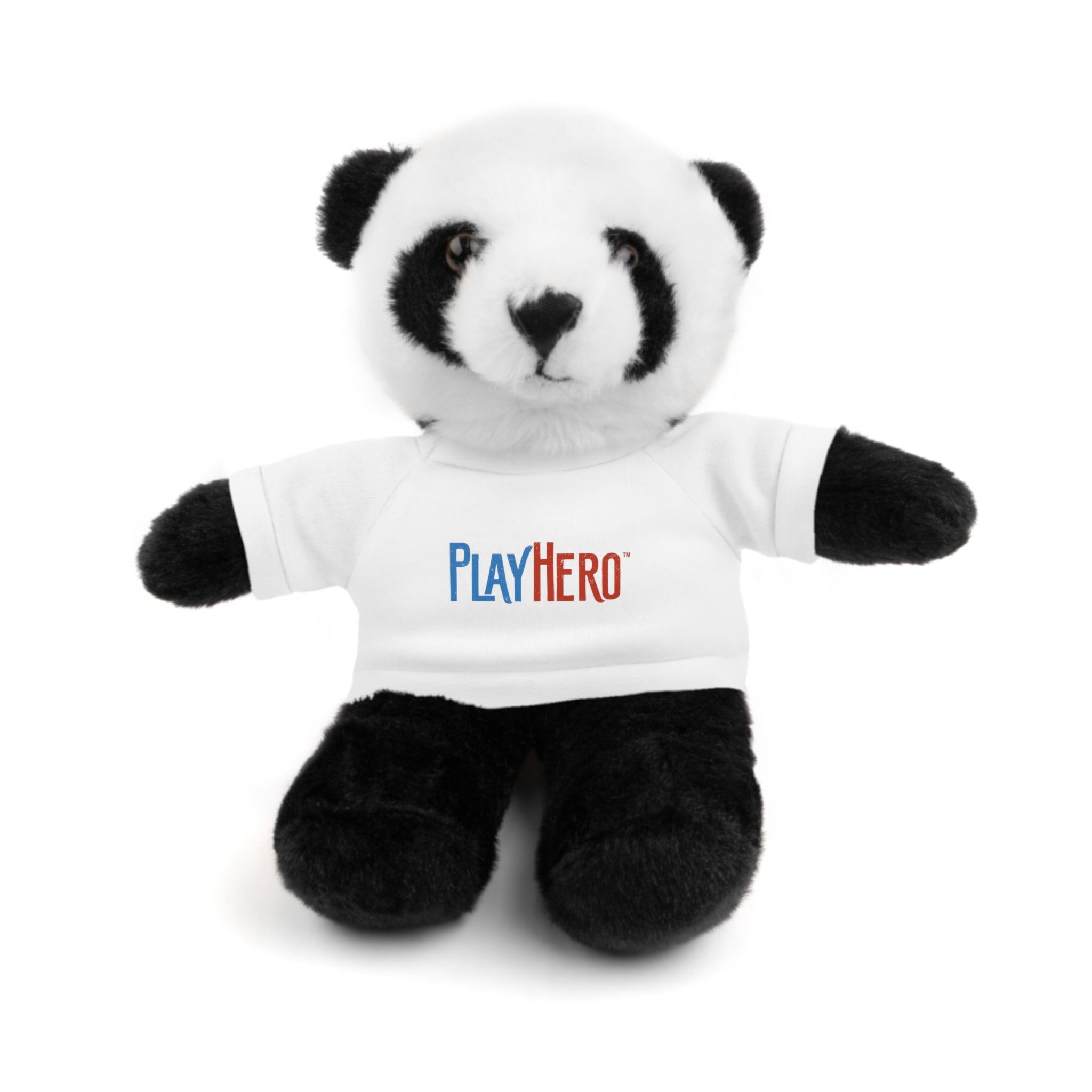 Customizable Stuffed Animal Gift, Plush Toy for Kids, PlayHero Bear with Tee, Birthday Present, Cuddle Buddy, Plush Decor