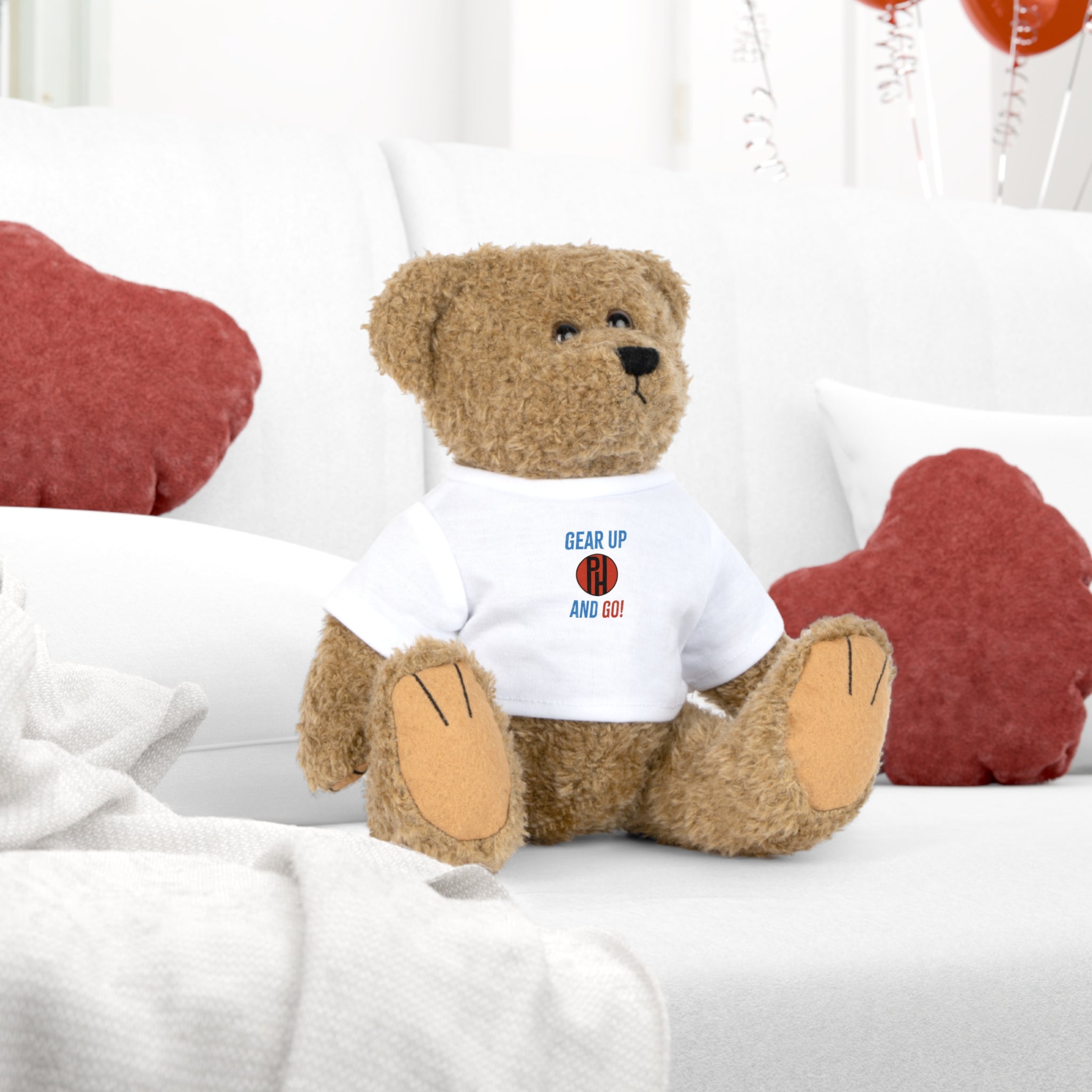 Customizable Plush Toy with T-Shirt | Adorable Gift, Cuddly Companion, Birthday Present, Child's Playmate, Home Decor