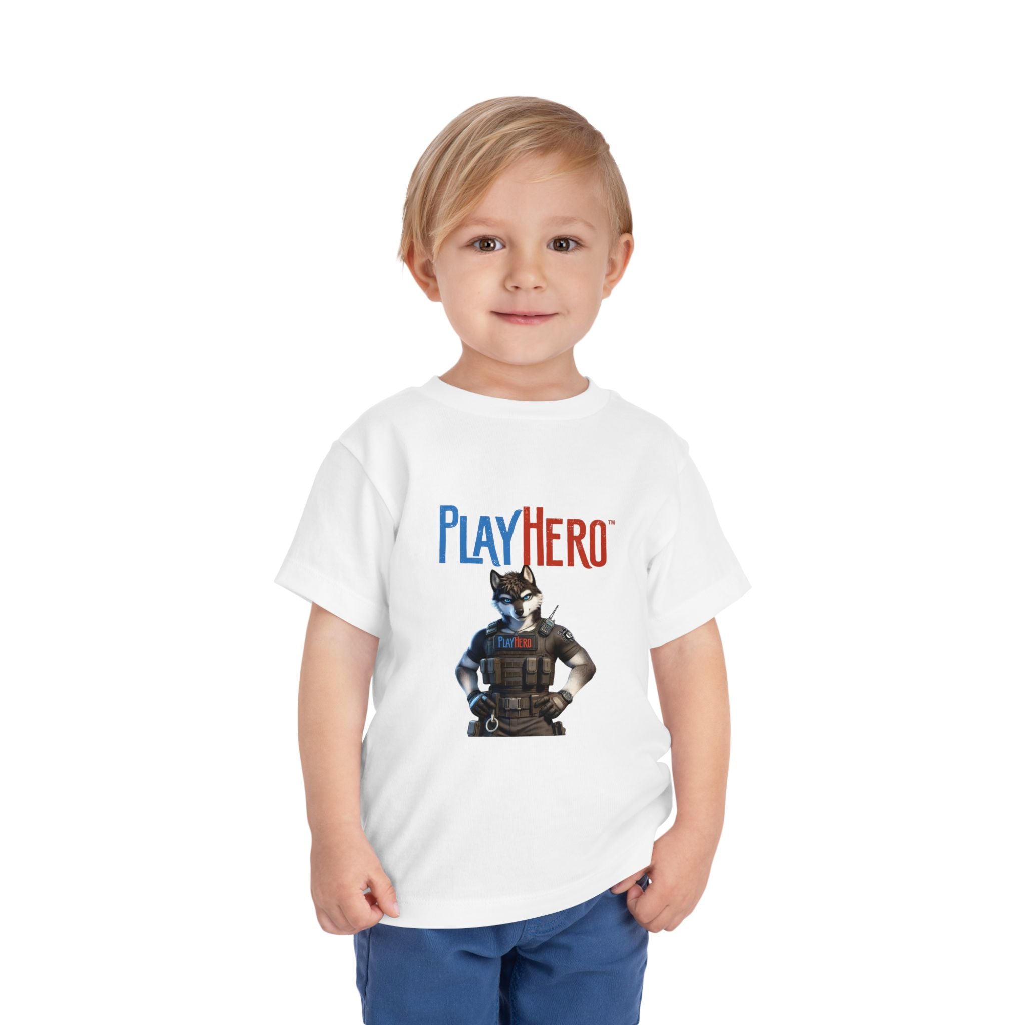 PlayHero Toddler Tee, Fun Superhero Shirt, Kids Playwear, Birthday Gift, Playtime Outfit, Activewear for Little Heroes