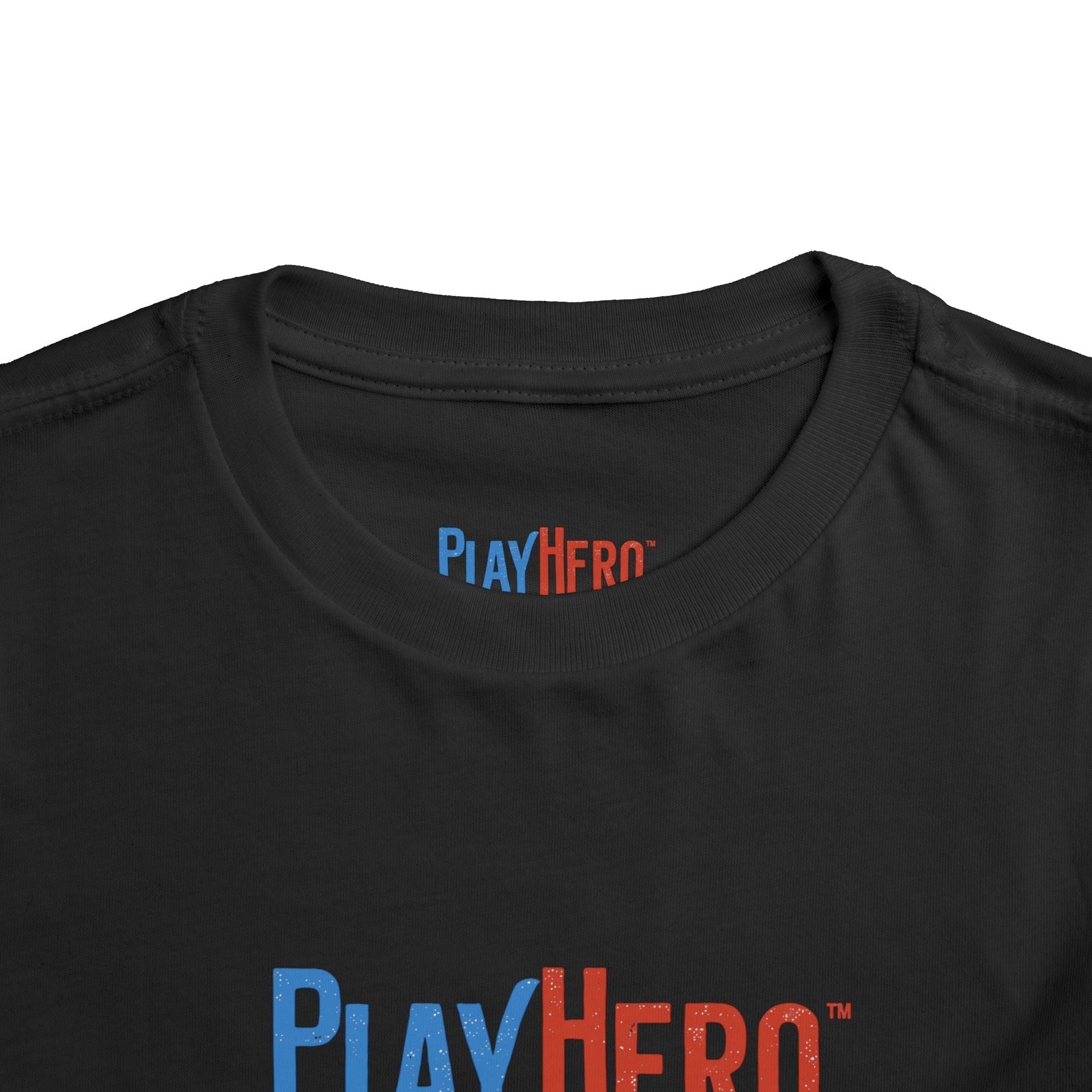 PlayHero Toddler T-Shirt, Fun Playful Tee for Kids, Perfect Birthday Gift, Casual Outing, Superhero Theme, Playtime Apparel