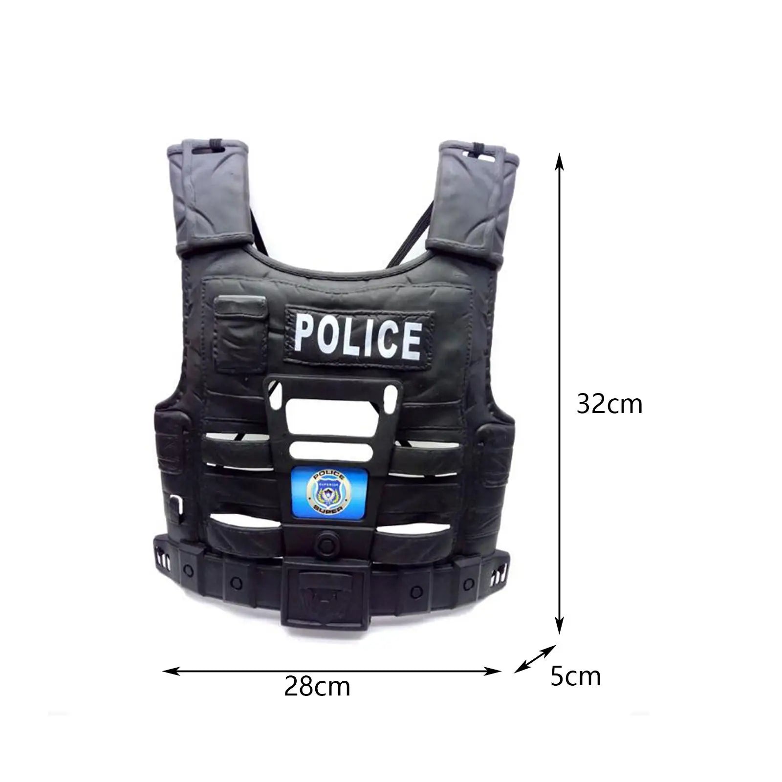9 Pieces Kids Police Role Play Toy Set, Police Pretend Play Accessory