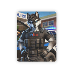 Police Wolf Kids' Puzzle - Fun Learning Activity for Children, 30-Piece Jigsaw for Birthdays, Playtime, Educational Toys, Family Games