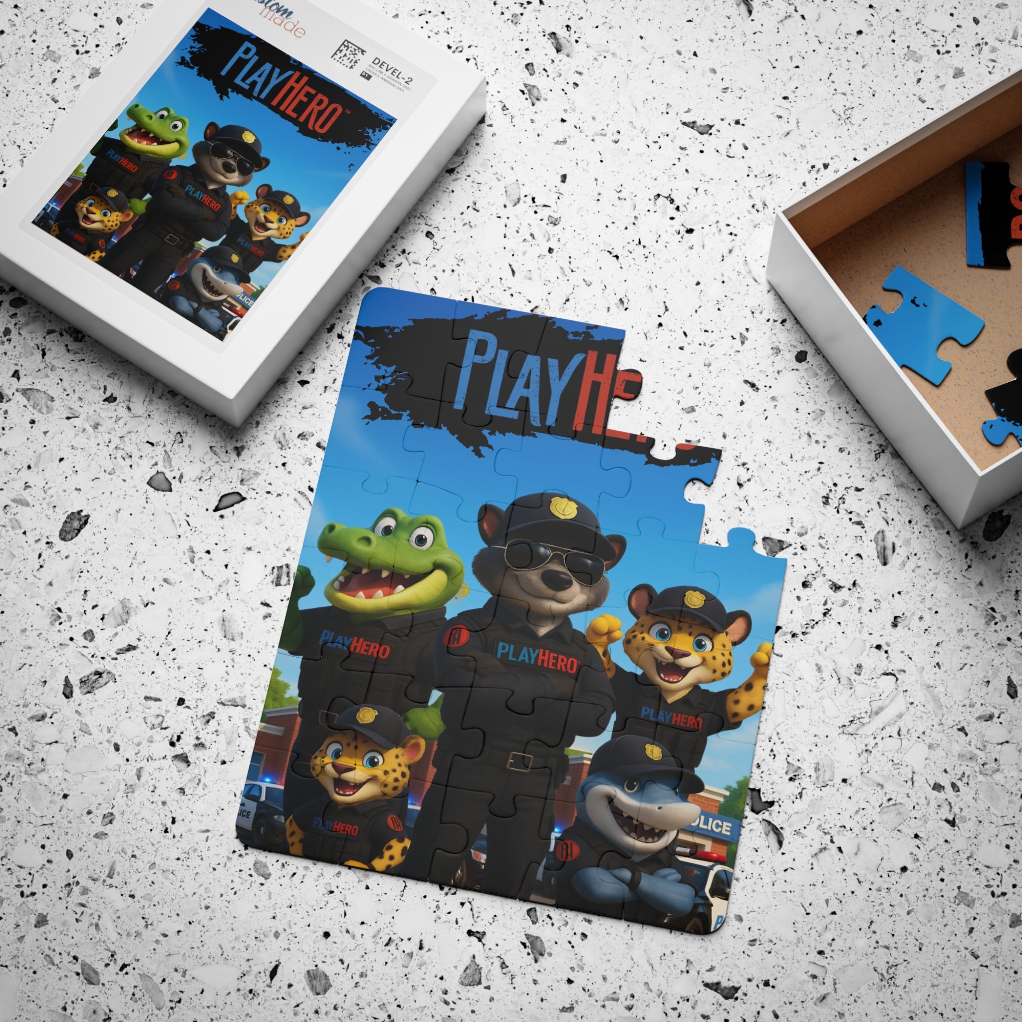 PlayHero Police Officer 30 Piece Kids Puzzle