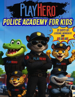 PlayHero Police Academy For Kids: Police Activity Book For Kids