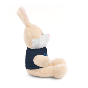 Customizable Stuffed Animal Gift, Plush Toy for Kids, PlayHero Bear with Tee, Birthday Present, Cuddle Buddy, Plush Decor