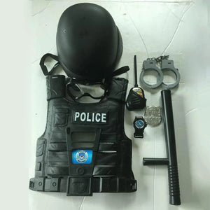 9 Pieces Kids Police Role Play Toy Set, Police Pretend Play Accessory
