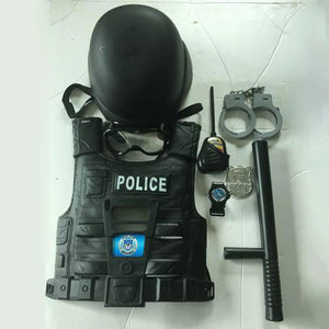 9 Pieces Kids Police Role Play Toy Set, Police Pretend Play Accessory