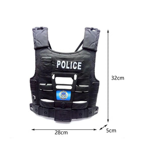 9 Pieces Kids Police Role Play Toy Set, Police Pretend Play Accessory